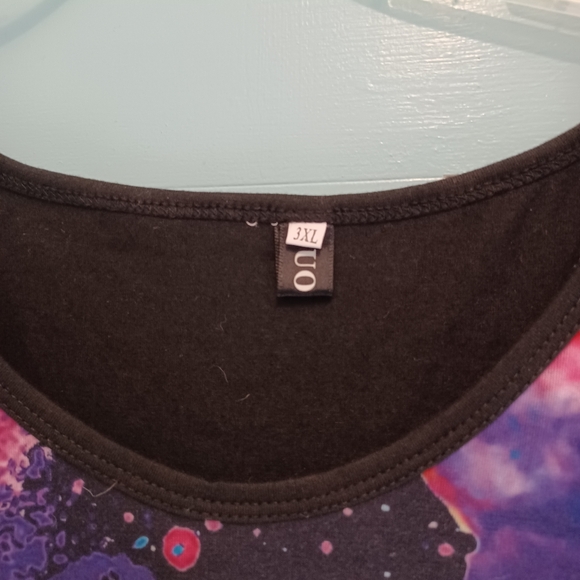 Cold shoulder blouse,3X - Picture 2 of 2